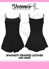 Load image into Gallery viewer, Spaghetti Strap Leotard with Skirt (Children)