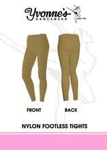 Load image into Gallery viewer, Nylon Footless Tights Adult