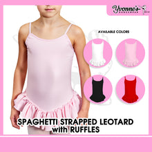 Load image into Gallery viewer, Spaghetti Strap Leotards with Ruffles (Children)