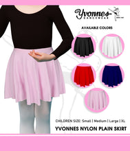 Load image into Gallery viewer, Nylon Plain Children Skirt