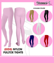 Load image into Gallery viewer, Nylon Full toe Tights Kids
