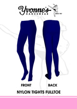 Load image into Gallery viewer, Nylon Full toe Tights Kids