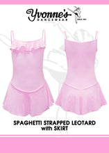 Load image into Gallery viewer, Spaghetti Strap Leotard with Skirt (Children)