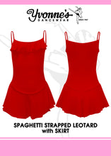 Load image into Gallery viewer, Spaghetti Strap Leotard with Skirt (Children)