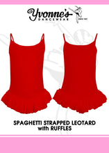 Load image into Gallery viewer, Spaghetti Strap Leotards with Ruffles (Children)