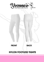 Load image into Gallery viewer, Nylon Footless Tights Adult