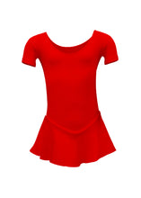 Load image into Gallery viewer, Short sleeve Leotard W/ Skirt