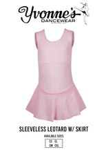 Load image into Gallery viewer, Sleeveless Leotard W/ Skirt