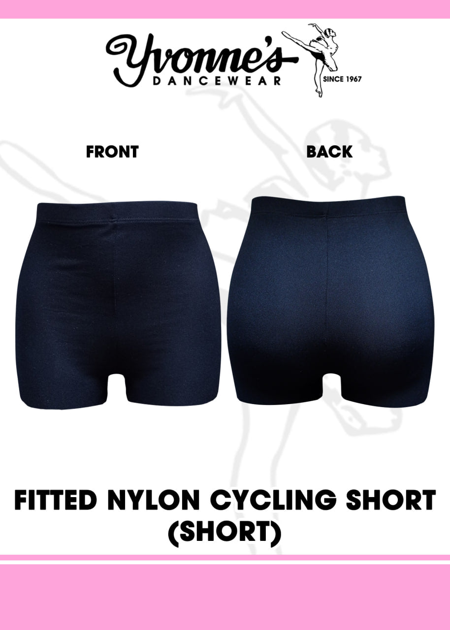 Fitted Nylon Cycling Shorts