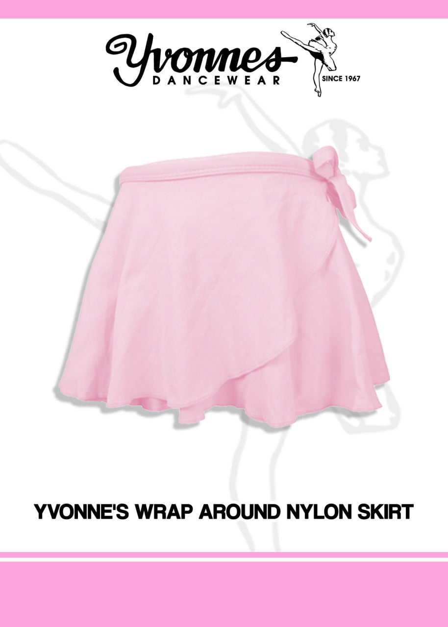 Wrap Around Nylon Skirt