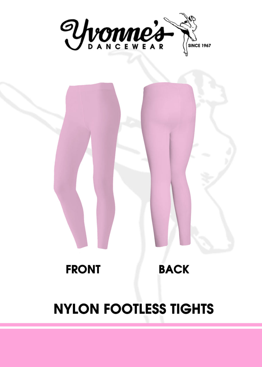Nylon Footless Tights Adult