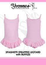 Load image into Gallery viewer, Spaghetti Strap Leotards with Ruffles (Children)
