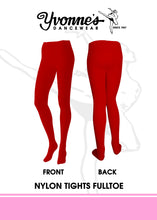 Load image into Gallery viewer, Nylon Full toe Tights Kids
