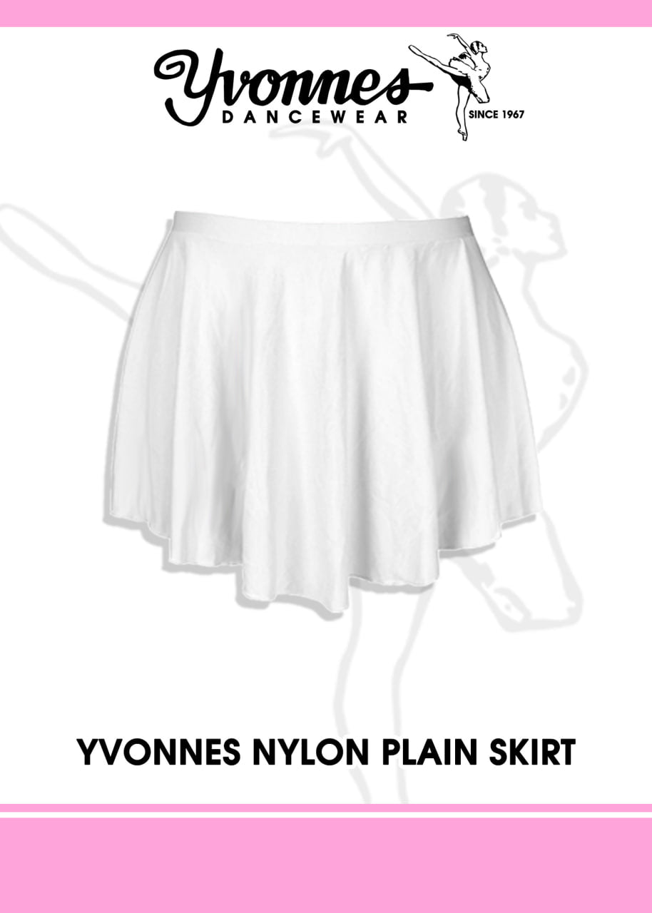 Nylon Plain Adult Skirt