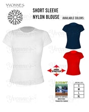 Load image into Gallery viewer, Short Sleeve Nylon Blouse
