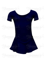 Load image into Gallery viewer, Short sleeve Leotard W/ Skirt
